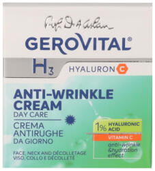 Gerovital H3 Hyaluron ránctalanító nappali arckrém, C-vitaminnal - 50 ml