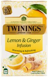 TWININGS citrom és gyömbér herbatea 20 x 1, 5g - 30 g