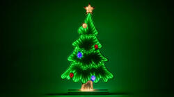 TRACON Tracon CHRMMT LED karácsonyi tükördísz , fenyő, USB (X25018) USB, 1, 5m, 132LED, 4, 5W, RGB (CHRMMT)