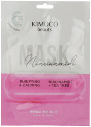 KIMOCO tisztító és nyugtató fátyolmaszk niacinamide és teafával - 23 ml