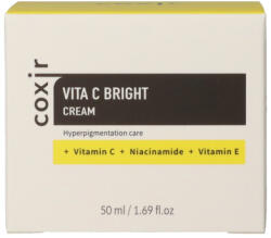 coxir vita c bright folthalványító arckrém - 50 ml