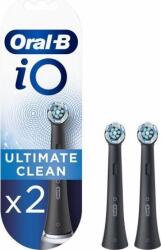 Oral-B Oral-B iO Ultimate Clean 80335625 fogkefe fej 2 db Fekete (IO CB-2FFS) (IO CB-2FFS)