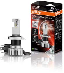 OSRAM NIGHT BREAKER LED SMART H4, motorkerékpárokhoz, +330%-kal több fényerő (4062172398114) (4062172398114)