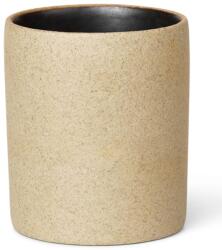 ferm LIVING Cupa pentru periuță de dinți BON 6, 5 cm, nisip, porțelan, ferm LIVING (FERM110226101)
