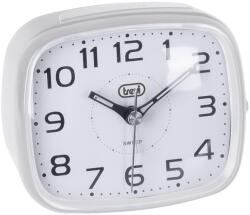 Trevi SL 3054 kvarc ébresztőóra LED világítással, elektronikus ébresztéssel, halk SWEEP működéssel, fehér (0305401)