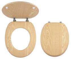 FERRO WC ülőke Fahatású MDF fém-króm rögzítőelemekkel (FE-WC/JASAN)