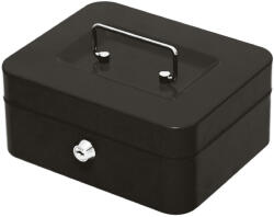  HOME SAFEMONEY pénzkazetta, acél, kivehető aprópénz tároló rekesz, 2 kulccsal, hordozható, 200x90x160mm (SAFEMONEY) - bipi