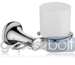 Ferro Retro Üveg fogmosópohár tartóval (ARE03)