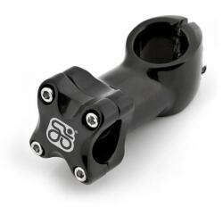 Csepel A-Head kormányszár (stucni), 25, 4 x 60 mm, 20 fok, alumínium, fekete