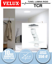 Velux Tunel solar rigid acoperis terasa Velux TCR diametru 350mm (TCR)