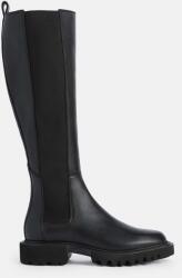 AllSaints csizma Maeve Boot fekete, női, lapos talpú, W098FB - fekete Női 41