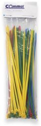 Commel Kábelkötegelő, színes csomag 4, 8 mm x 300mm, 300db/csomag (365-177) (COMMEL-365-177)