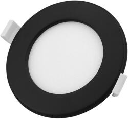 Commel LED panel 6W, kerek, sülly. , állítható színhőm. , 525lm, fekete (337-704) (COMMEL-337-704)