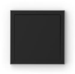 Commel Adria Egypólusú kapcsoló, 10A, kerettel, fekete (101) (043-601) (COMMEL-043-601)