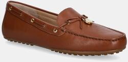 Lauren Ralph Lauren bőr mokaszin Wylie barna, lapos talpú, 802967751002 - barna Női 37