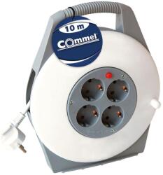 Commel Kábel-box 16A 250V 3500W IP20 H05VV-F 3G1/10m (0890) (COMMEL-0890)