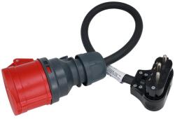 Commel Ipari Hosszabbító Kábel/átalakító "schuko" - CEE, 3P IP44H07RN-F 5G2, 5/1, 5 m (221-901) (COMMEL-221-901)