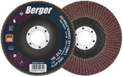 Berger lamellás csiszolótányér F29 kúpos 115x22, 2 P40A (010602-0073) - szerszamplusz
