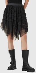 AllSaints szoknya fekete, mini, harang alakú, W040RD - fekete 38