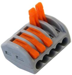 Commel Vezeték összekötő, nyitható, 5 x 0.08-2.5(4), 32A, 10db/csomag (365-453) (COMMEL-365-453)