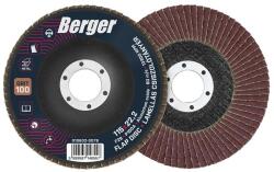 Berger lamellás csiszolótányér F29 kúpos 115x22, 2 P100A (010602-0076) - szerszamplusz