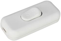 Commel Zsinórközi kapcsoló, 2, 5A 250V, fehér (293-701) (COMMEL-293-701)