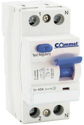 Commel Moduláris Fi-relé RCCB 2P 25A 30mA, AC (470-125) (COMMEL-470-125)