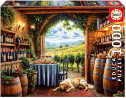 Educa Puzzle Canes Et Vinum Educa 1000 darabos és Fix ragasztó (20292)