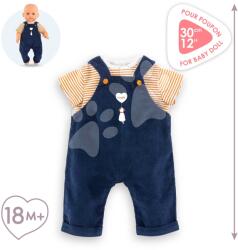 Corolle Póló és overál játékbabára T-shirt & Navy Blue Overall Mon Premier Poupon Corolle 30 cm babának 18 hó-tól (CO111190)