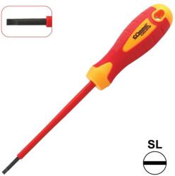 Commel VDE Lapos csavarhúzó, SL 3x100mm, szigetelt, 1000V (370-202) (COMMEL-370-202)