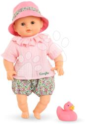 Corolle Játékbaba fürdéshez Baby Bath Coralie Mon Premiere Poupon Corolle barna pislogó szemekkel és kiskacsával 30 cm 18 hó-tól (CO100870)