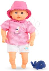Corolle Játékbaba fürdéshez Baby Bath Océane Mon Premiere Poupon Corolle kék pislogó szemekkel és bálnával 30 cm 18 hó-tól (CO100750)