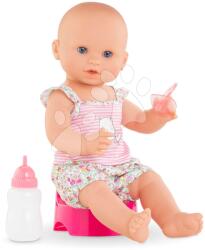 Corolle Játékbaba Emma iszik és pisil Mon Grand Poupon Corolle kék pislogó szemekkel és 3 kiegészítővel 36 cm 24 hó-tól (CO130400)