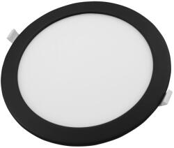 Commel LED panel 24W, kerek, sülly. , állítható színhőm. , 2565lm, fekete (337-734) (COMMEL-337-734)