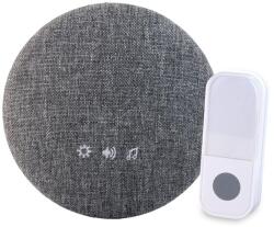 Commel Vezeték nélküli csengő, 38 dallam, 200m, LED, 3 x AA 1.5V, + nyomógomb (411-112) (COMMEL-411-112)