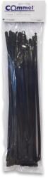 Commel Kábelkötegelő, oldható, 7, 5 x 300 mm fekete, 25db/cs (365-006) (COMMEL-365-006)