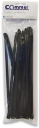 Commel Kábelkötegelő, oldható, 7, 5 x 250 mm fekete, 25db/cs (365-004) (COMMEL-365-004)