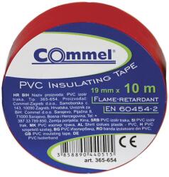 Commel Szigetelő szalag 15 x 10 m, piros (365-604) (COMMEL-365-604)