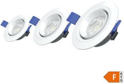 Commel LED panel szett, billenthető, 5W, sülly. , 370lm, 3000K 50-60Hz, 3db (336-126) (COMMEL-336-126)
