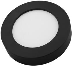 Commel LED panel 12W, kerek, fk. , állítható színhőm. , 1190lm, fekete (337-718) (COMMEL-337-718)