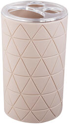 BISK Erga Star, álló fogkefe pohár, bézs, ERG-07129 (ERG-07129)