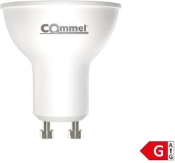 Commel LED izzó GU10, 3W, 250 lm, 3000K (305-751) (COMMEL-305-751)
