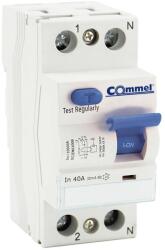 Commel Moduláris Fi-relé RCCB 2P 40A 300mA, AC (470-140) (COMMEL-470-140)