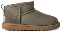 Ugg gyerek hócipő velúrból KIDS CLASSIC ULTRA MINI szürke, 1130750K - zöld 33.5