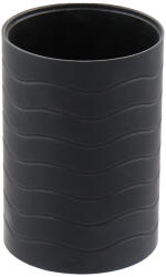 BISK Erga Lines, álló kefepohár, matt fekete, ERG-88073CT (ERG-88073CT)