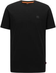 Boss Тениска Boss Mens BOSS ORANGE Tales T-Shirt with Logo Patch Premium Cotton - Black 001