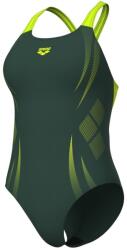 arena Дамски бански костюм Arena Womens Poseidonia Swim Pro Back Swimsuit - Sage/Lime