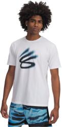 Under Armour Мъжка тениска Under Armour Curry Playable T-Shirt Mens - White/Black