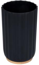 BISK Erga Preto, álló fogkefe pohár, fekete, ERG-08295 (ERG-08295)