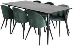  Étkezőgarnitúra Dallas 1335 (Zöld + Fekete)